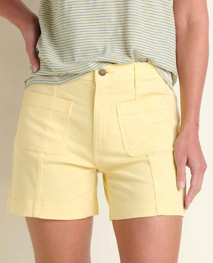 Women's Linden Canvas Short - Organic Cotton Sailor Shorts  | Toad&Co Women
