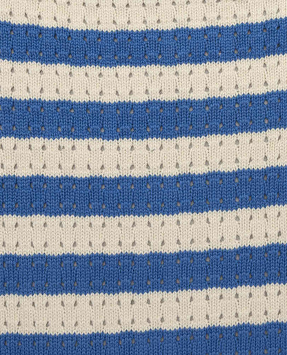 Bianca Pointelle Cardigan - Recycled Cotton Knit Sweater Salt Pattern | Toad&Co Women