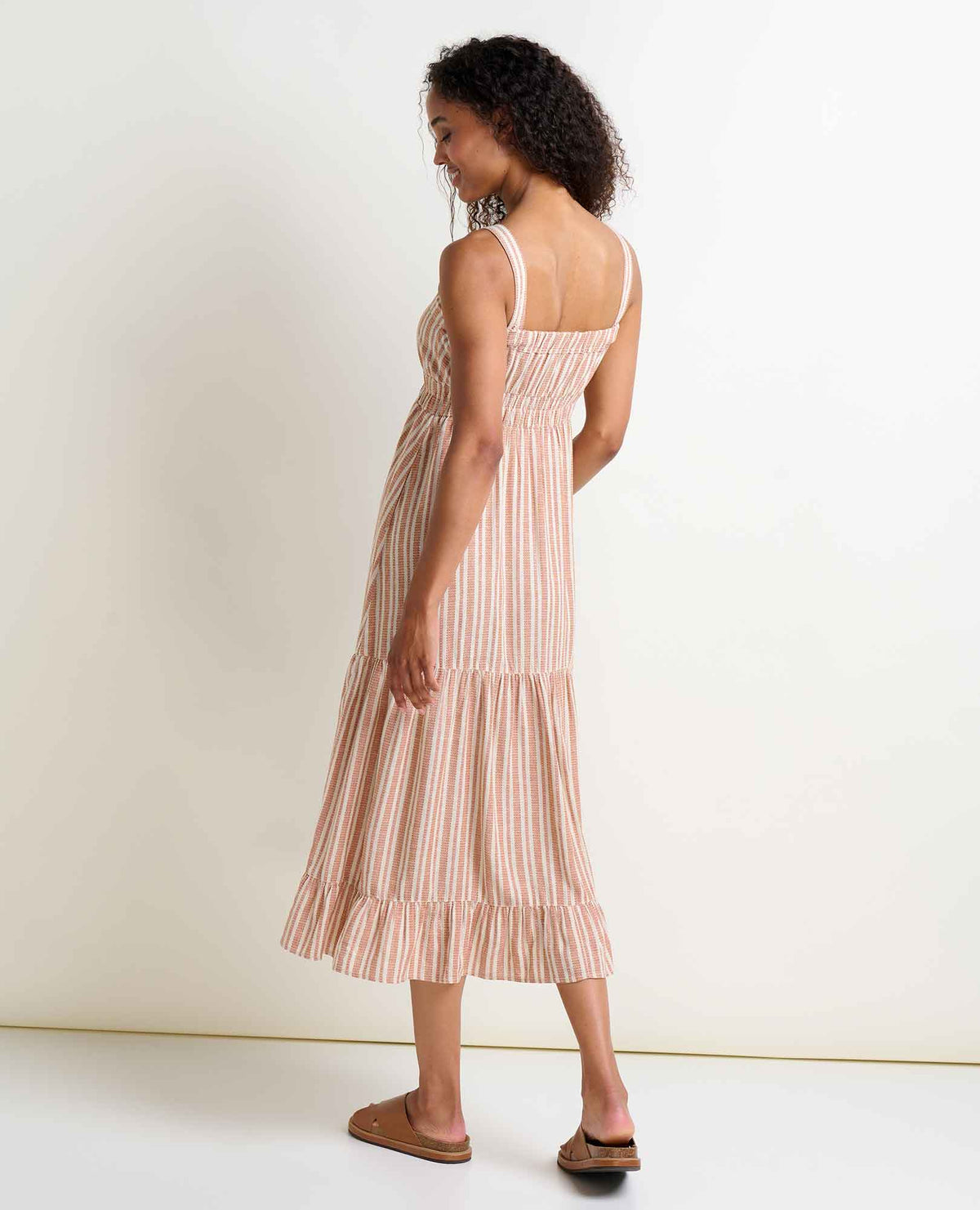 Taj Hemp Tiered Midi Dress - Better than Linen  | Toad&Co Women