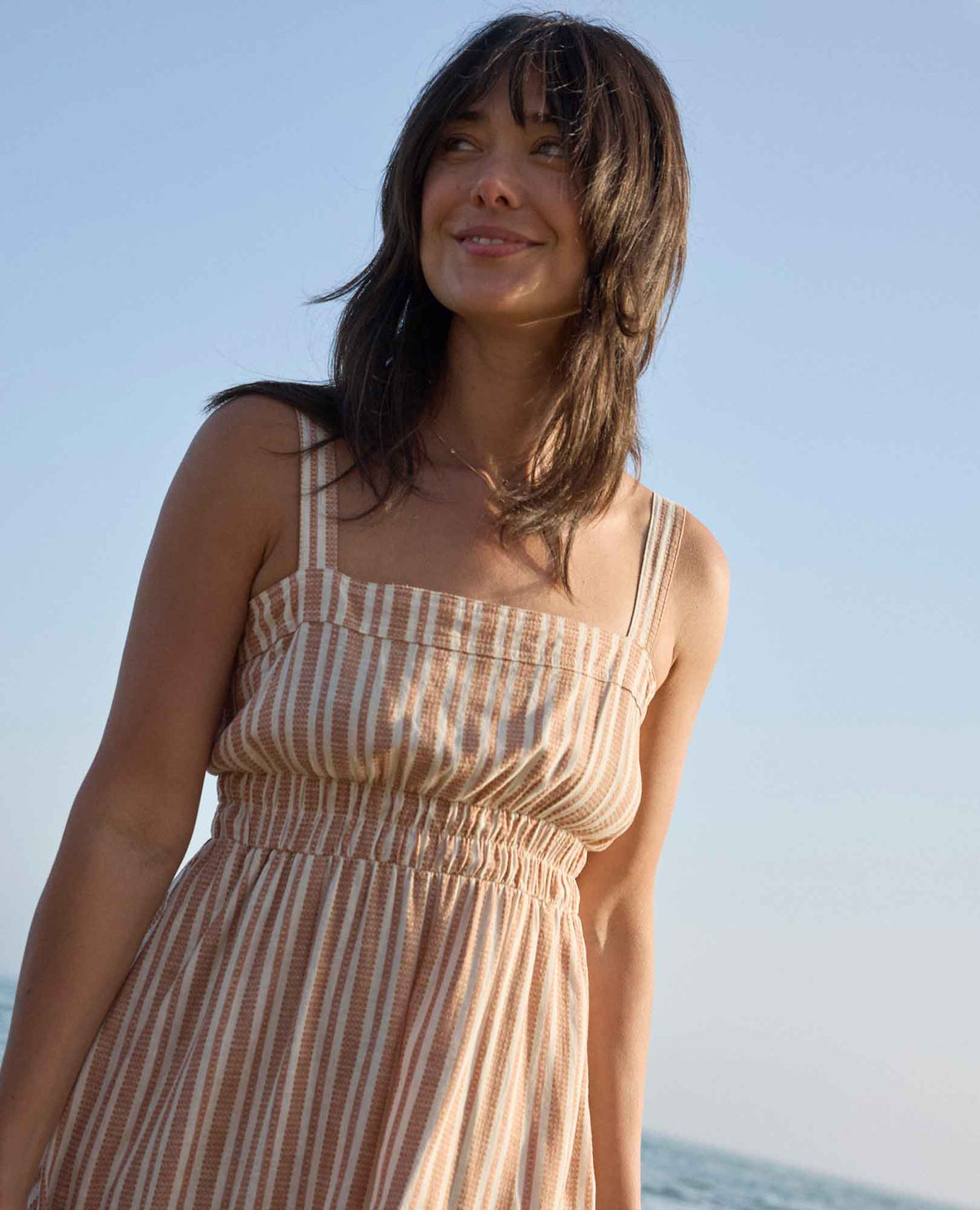 Taj Hemp Tiered Midi Dress - Better than Linen  | Toad&Co Women