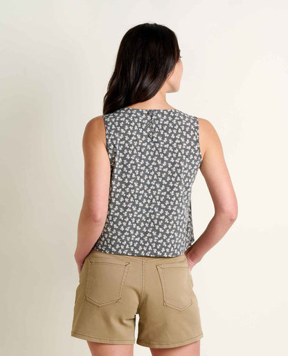 Sunkissed Button Back Tank - Lightweight Quick-Dry Travel Tank  | Toad&Co Women