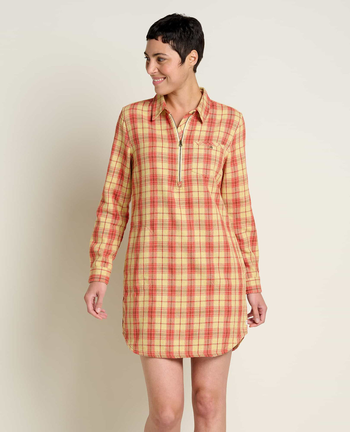 Bodie Quarter Zip Dress  | Toad&Co Women