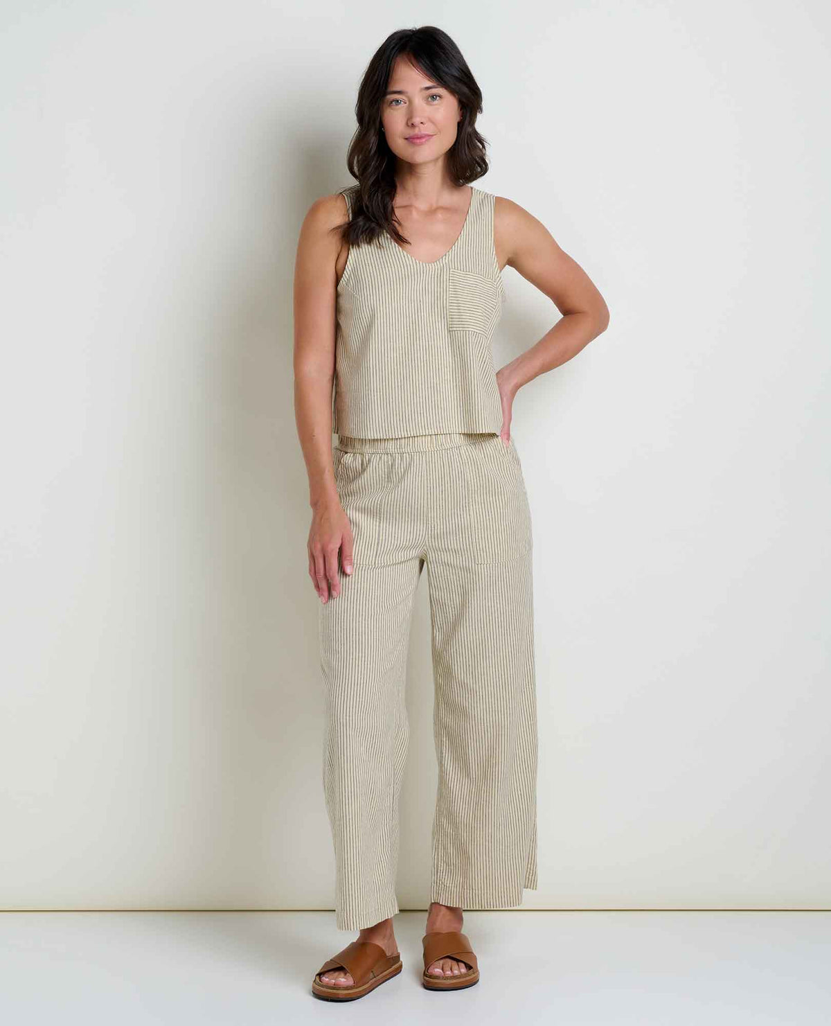 Taj Hemp Button Back Tank Top - Better than Linen  | Toad&Co Women