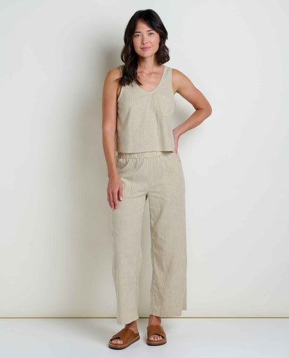 Taj Hemp Button Back Tank Top - Better than Linen  | Toad&Co Women