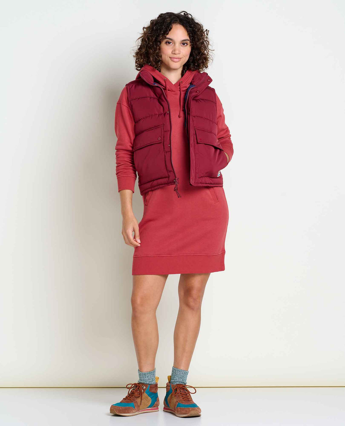 Hemp Daybreaker Hooded Sweatshirt Dress  | Toad&Co Women