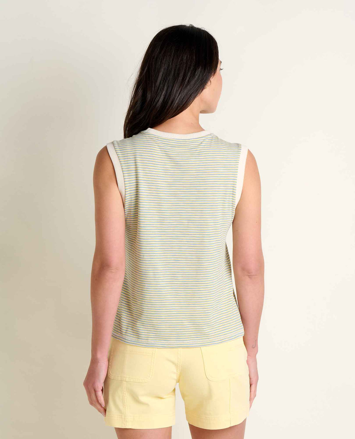 Boundless Jersey Tank - Eco-Friendly Water-Resistant Jersey Tank Almond Pattern | Toad&Co Women