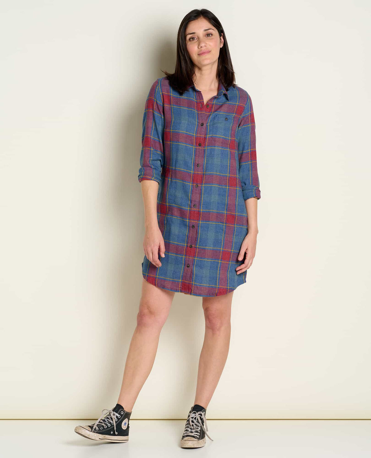 Re-Form Flannel Shirtdress  | Toad&Co Women