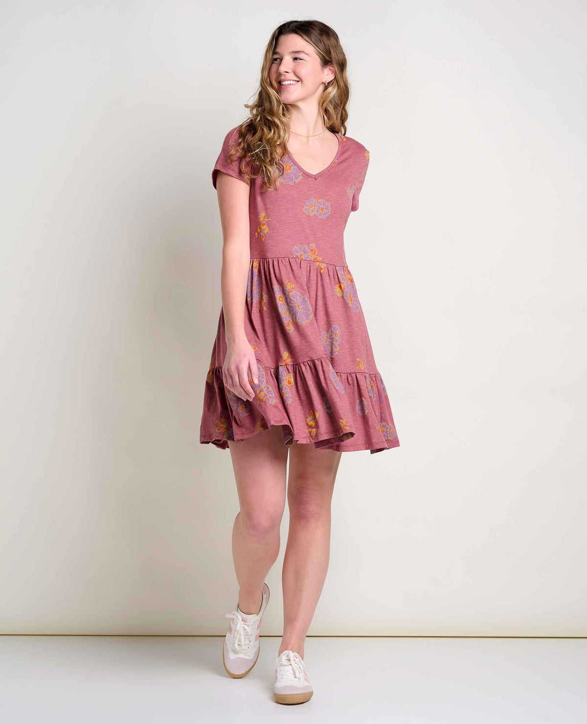 Marley Tiered Short Sleeve T-Shirt Dress  | Toad&Co Women