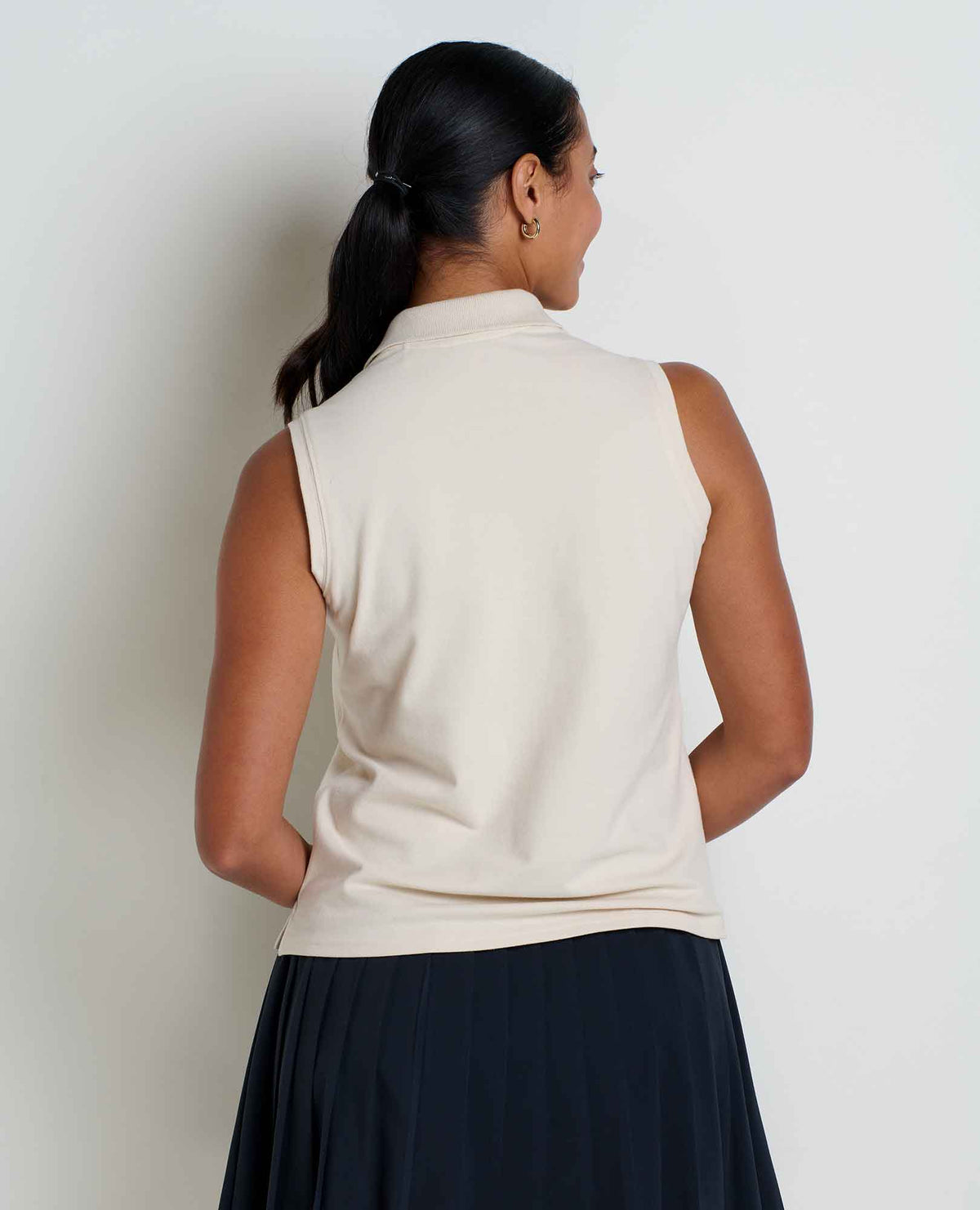 Yerba Organic Cotton Sleeveless Activewear Polo  | Toad&Co Women