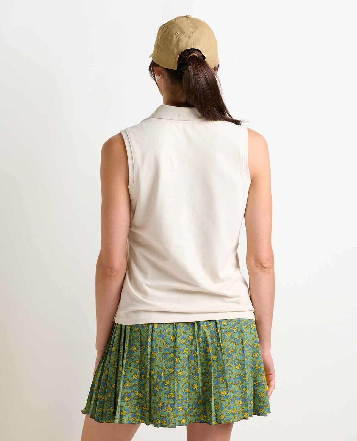 Yerba Organic Cotton Sleeveless Activewear Polo  | Toad&Co Women