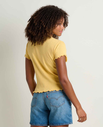 Foothill Cropped Baby Tee - Made from Recycled Materials by Toad&Co  | Toad&Co Women