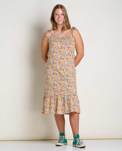 Dandelion Organic Cotton Midi Dress - by Toad&Co  | Toad&Co Women