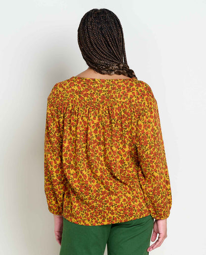 Manzana Long Sleeve Peasant Top  | Toad&Co Women