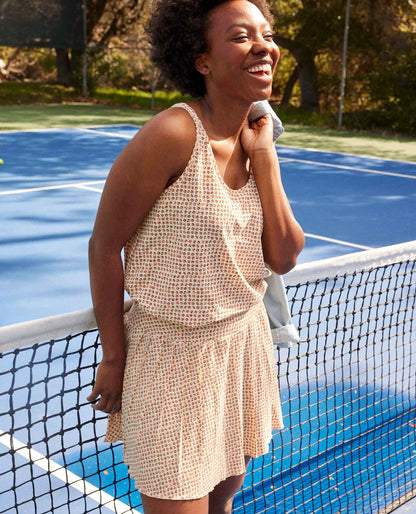 Sunkissed Pleated Recycled Polyester Skort - by Toad&Co  | Toad&Co Women