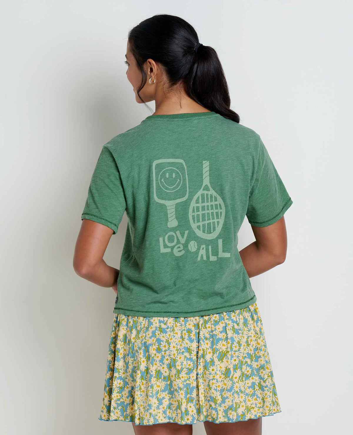 Women's Boundless Organic Cotton & Recycled Poly Blend Tee Pasture Love All | Toad&Co Women