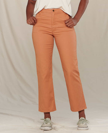 Earthworks High Rise Pant - Straight Leg Chino by Toad&Co  | Toad&Co Women