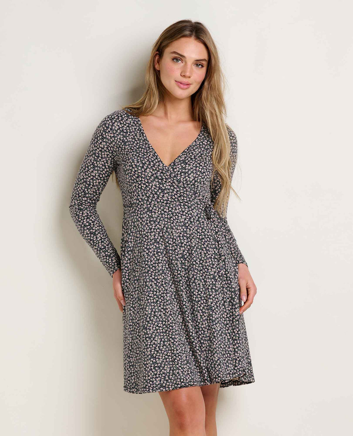 Freesia Long Sleeve Wrap Dress - Soft, Stretchy & Eco-Friendly  | Toad&Co Women