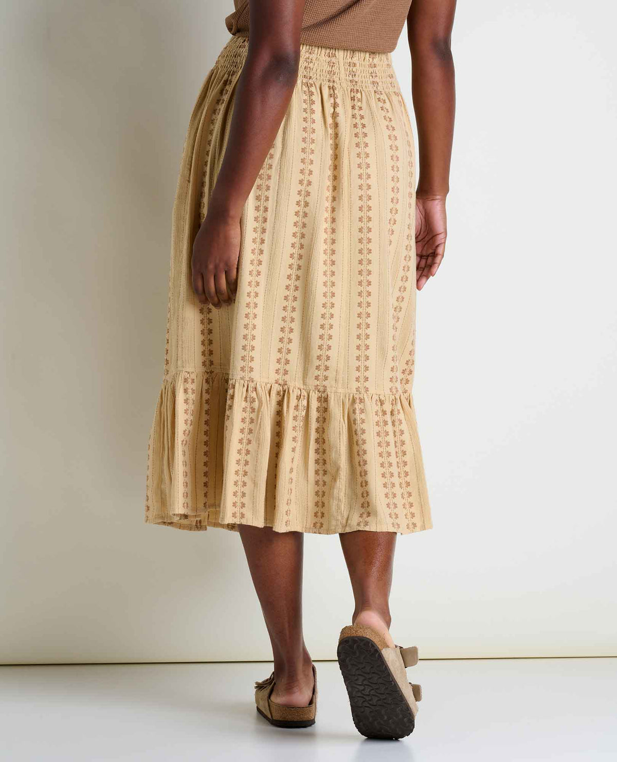Cipher Pull-On Midi Skirt - Organic Cotton  | Toad&Co Women