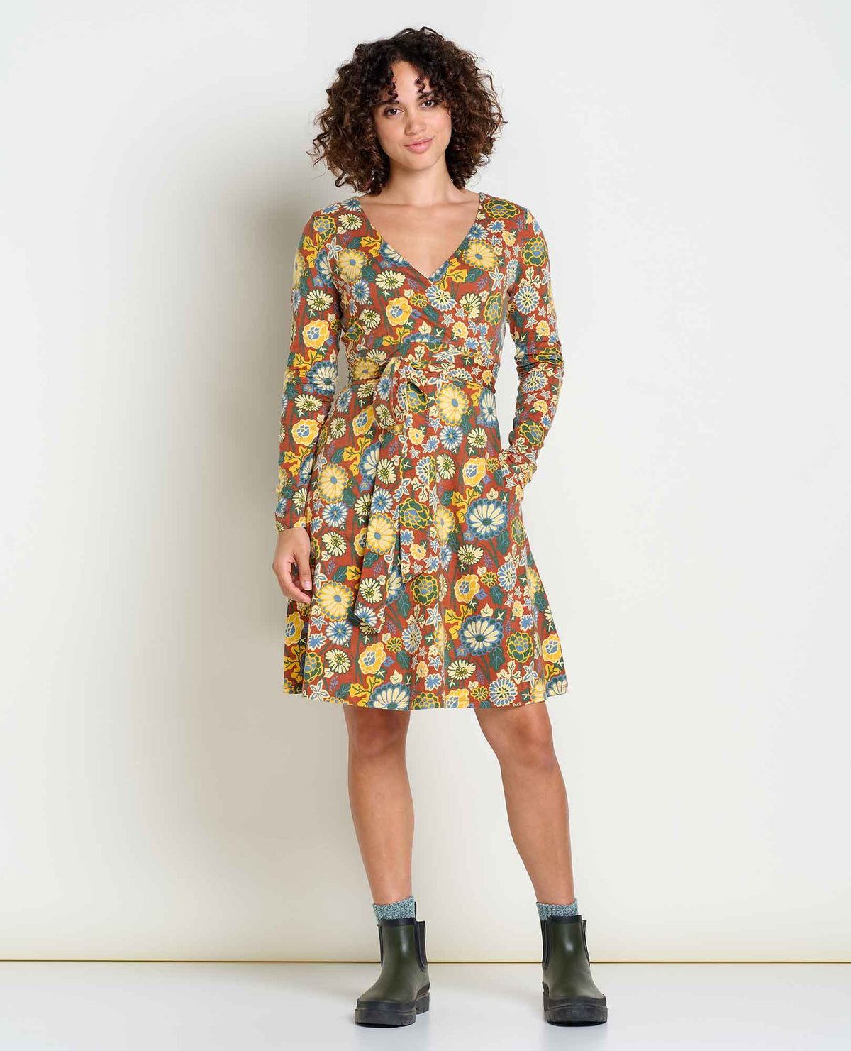Women's Cue Wrap Dress - Organic Cotton and Tencel Dress by Toad&Co  | Toad&Co Women