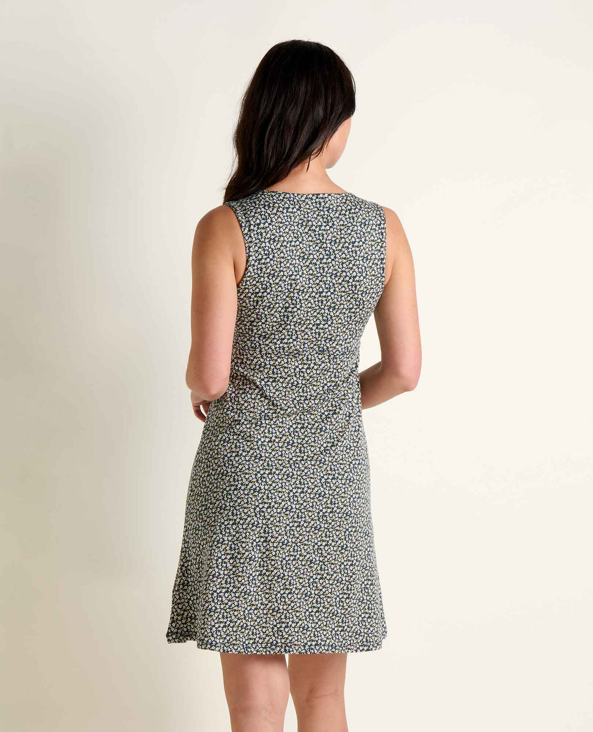 Women's Rosemarie Sleeveless Dress - by Toad&Co Midnight Print | Toad&Co Women