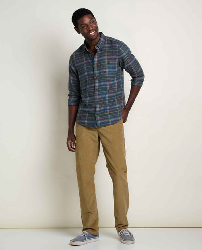 Airsmyth Men's Flannel Shirt - 100% Recycled by Toad&Co Beetle Pattern | Toad&Co Men