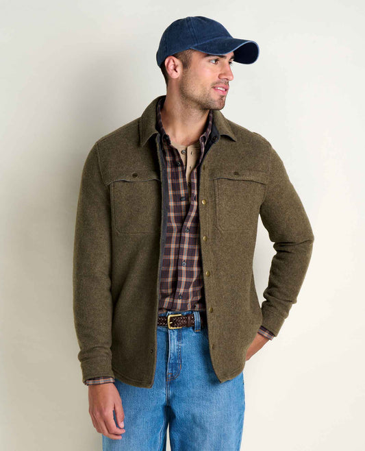 Men's Kennicott Shirt Jacket - Recycled Wool Blend by Toad&Co  | Toad&Co Men