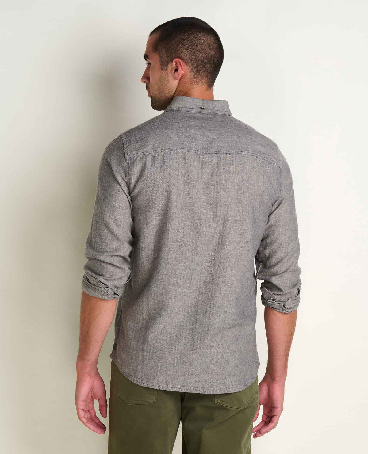 Airsmyth Men's Flannel Shirt - 100% Recycled by Toad&Co Soot Pattern | Toad&Co Men