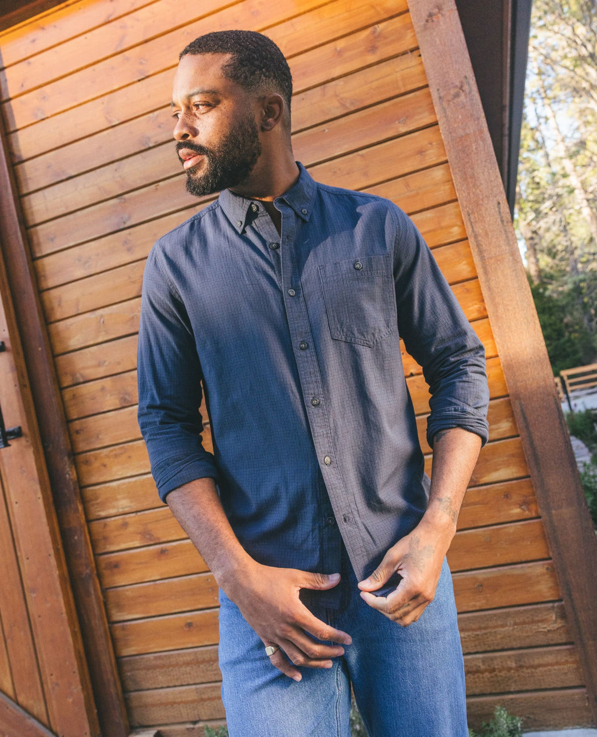 Men's Organic Cotton Long Sleeve Shirt  | Toad&Co Men