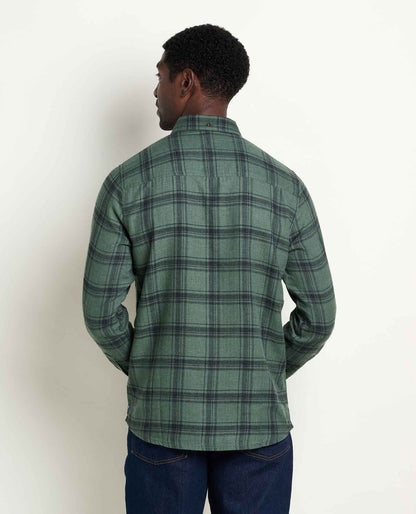 Airsmyth Men's Flannel Shirt - 100% Recycled by Toad&Co Laurel Pattern | Toad&Co Men