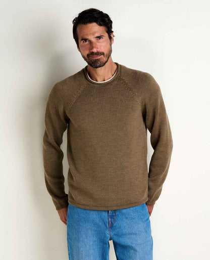 Men's Alpineglo Roll Neck Sweater - Organic Cotton & Wool  | Toad&Co Men