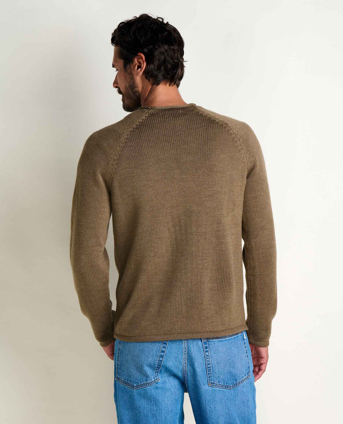 Men's Alpineglo Roll Neck Sweater - Organic Cotton & Wool  | Toad&Co Men