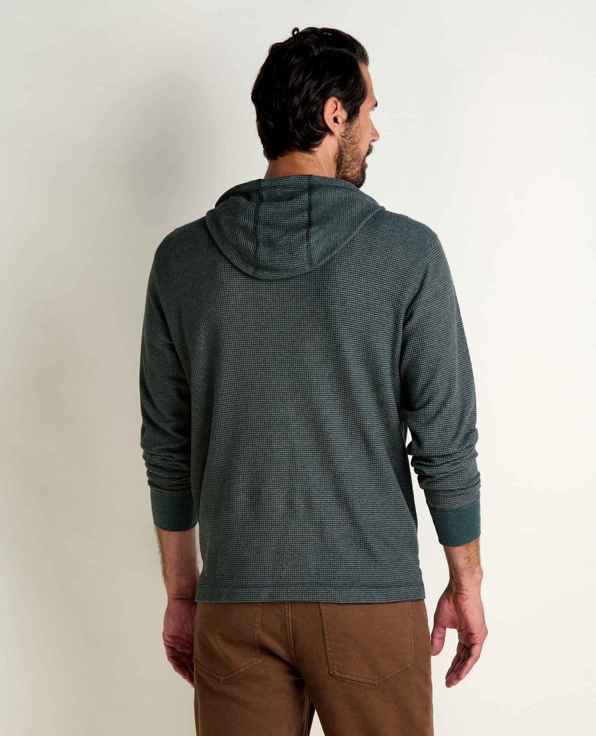 Men's Framer Eco-Friendly Waffle Hoodie - by Toad&Co Serrano Pattern | Toad&Co Men
