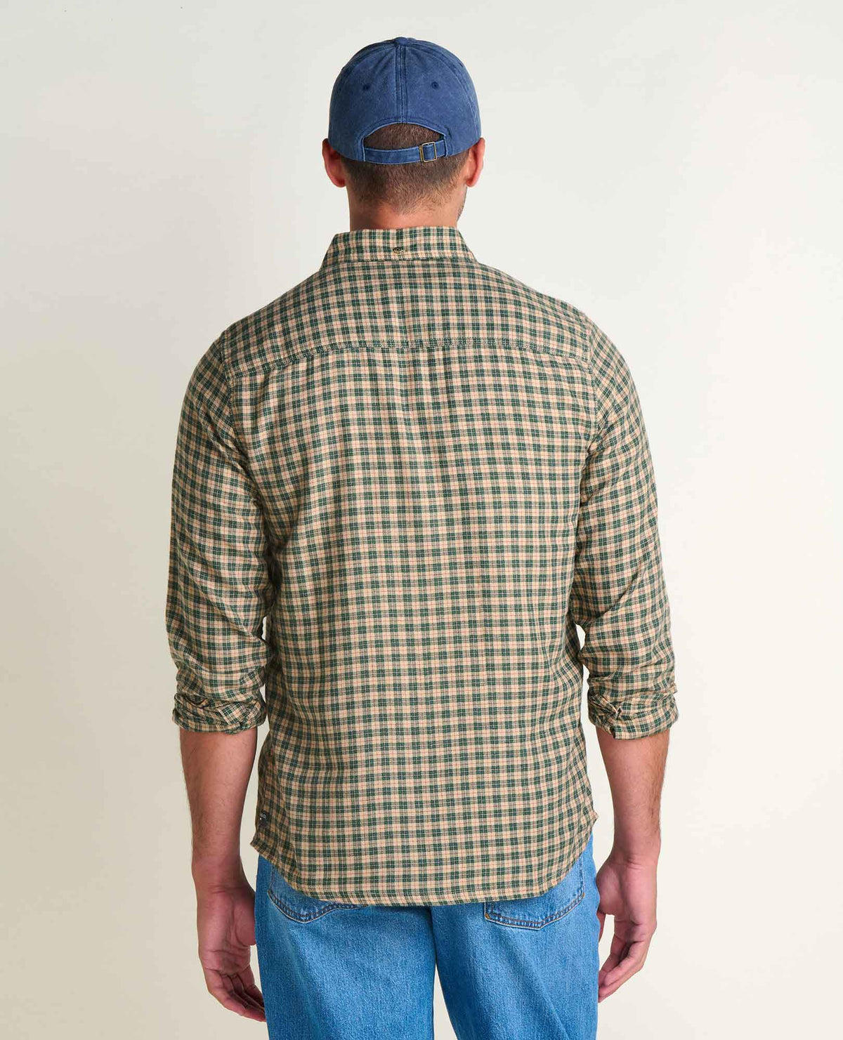 Airsmyth Men's Flannel Shirt - 100% Recycled by Toad&Co Chai Pattern | Toad&Co Men