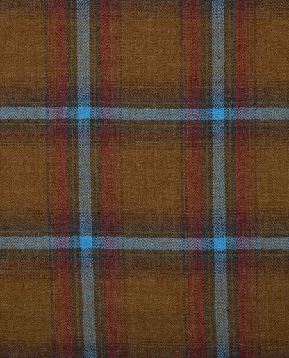 Airsmyth Men's Flannel Shirt - 100% Recycled by Toad&Co Honey Brown Pattern | Toad&Co Men