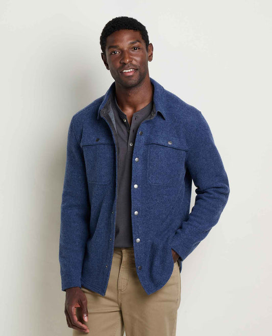 Men's Kennicott Shirt Jacket - Recycled Wool Blend by Toad&Co  | Toad&Co Men