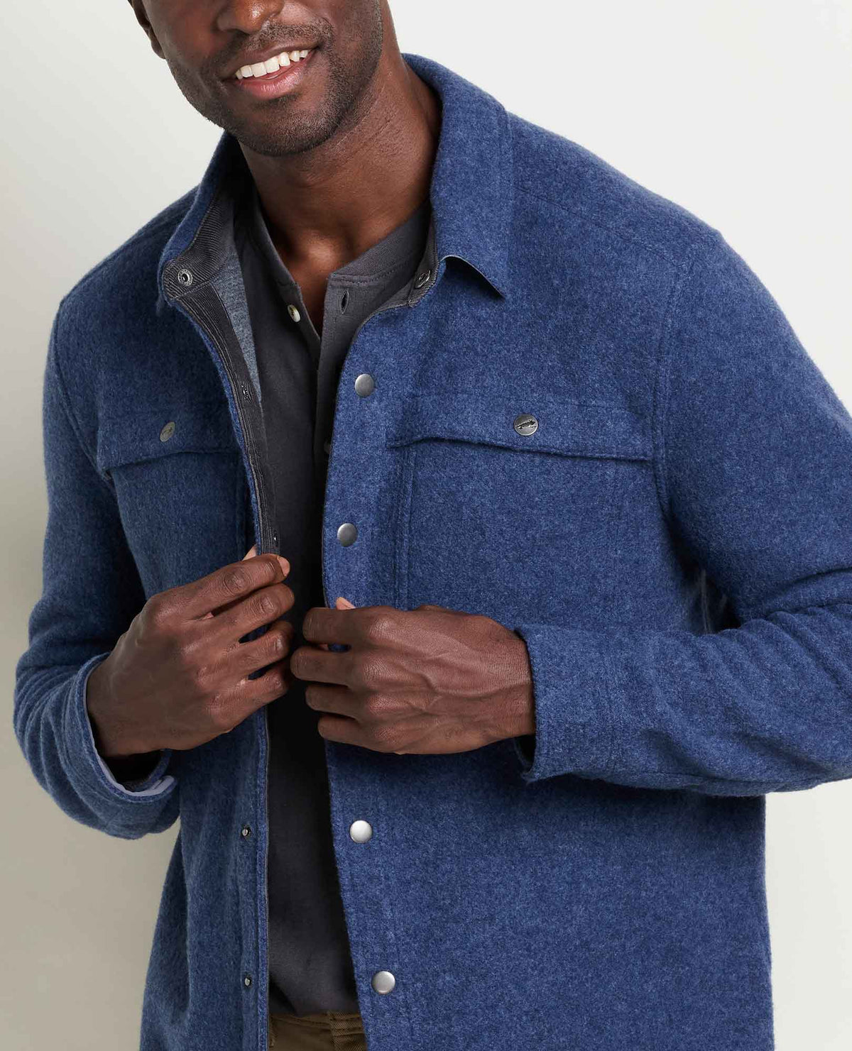 Men's Kennicott Shirt Jacket - Recycled Wool Blend by Toad&Co  | Toad&Co Men