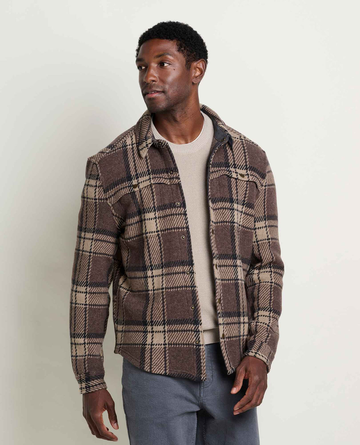 Kennicott Italian Wool Patterned Shirt Jacket - Heritage Vibes  | Toad&Co Men