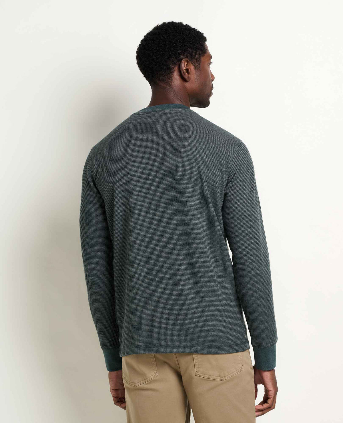 Men's Framer Long Sleeve Waffle Crewneck Tee - by Toad&Co Serrano Pattern | Toad&Co Men