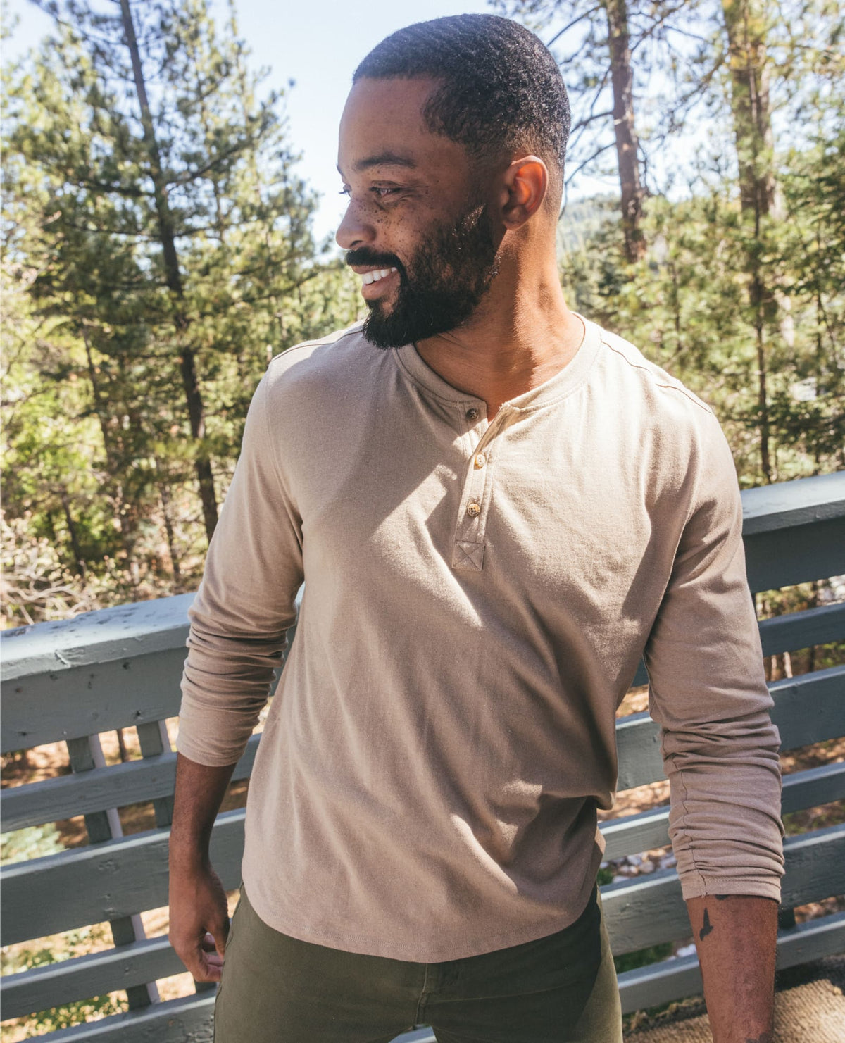 Re-Form Long Sleeve Henley Tee  | Toad&Co Men