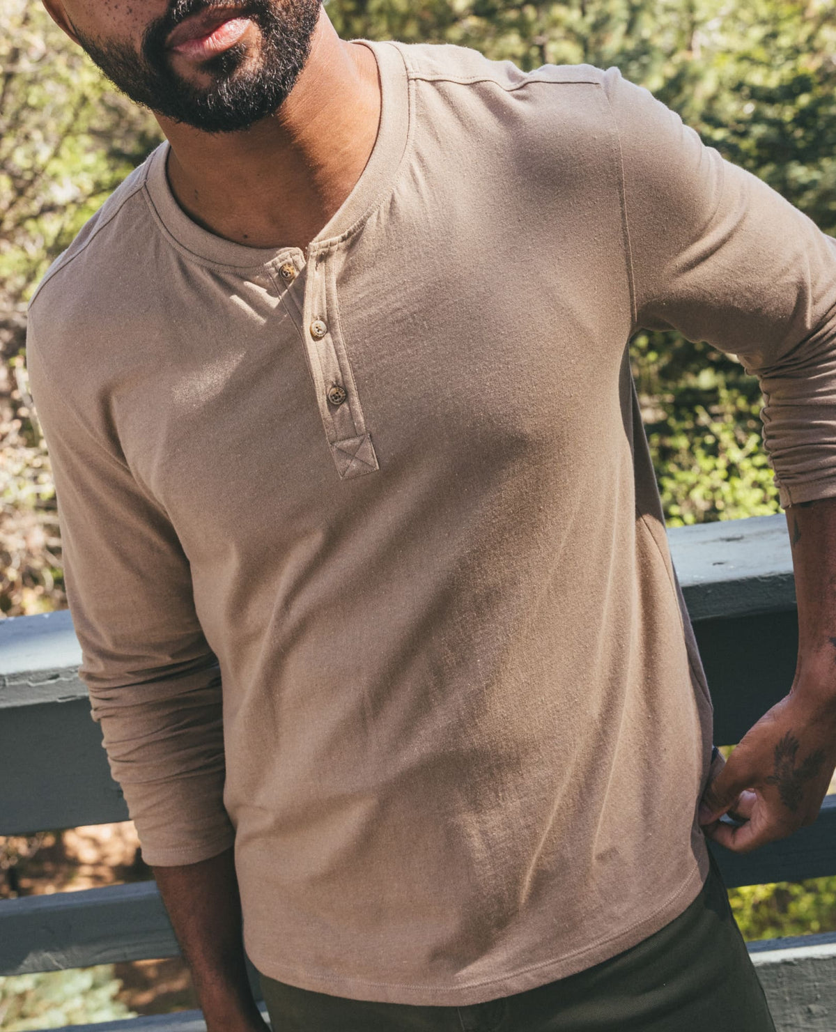 Re-Form Long Sleeve Henley Tee  | Toad&Co Men