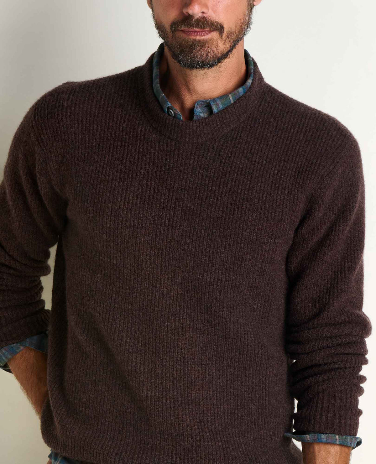 Men's Wasatch Crewneck Wool Sweater - Warm and Soft  | Toad&Co Men