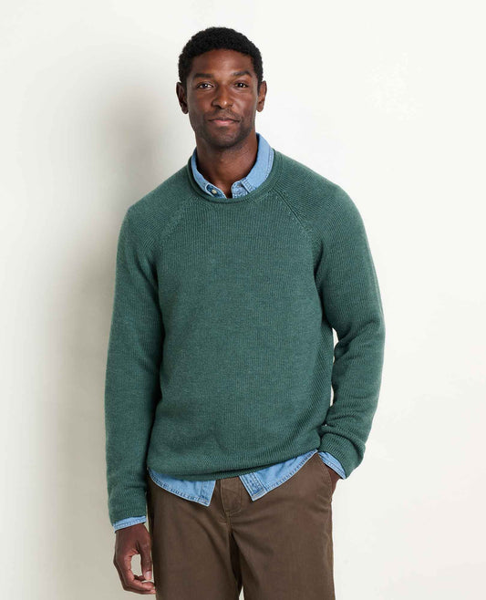 Men's Alpineglo Roll Neck Sweater - Organic Cotton & Wool  | Toad&Co Men