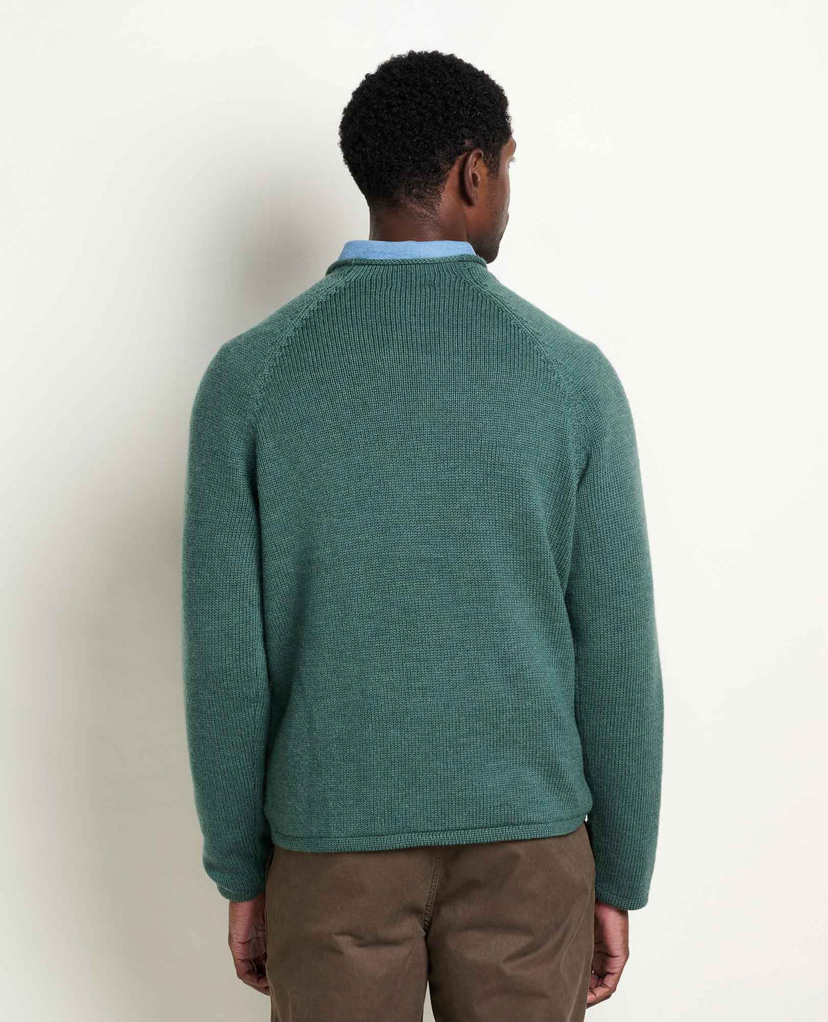 Men's Alpineglo Roll Neck Sweater - Organic Cotton & Wool  | Toad&Co Men