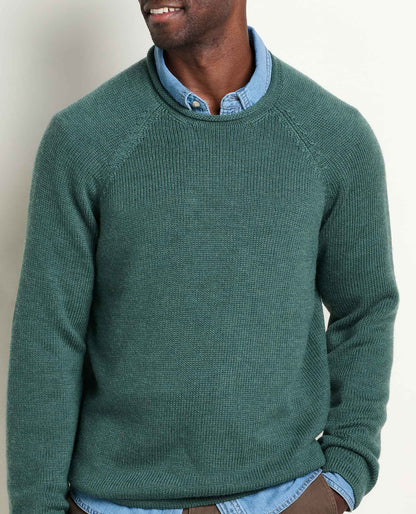 Men's Alpineglo Roll Neck Sweater - Organic Cotton & Wool  | Toad&Co Men