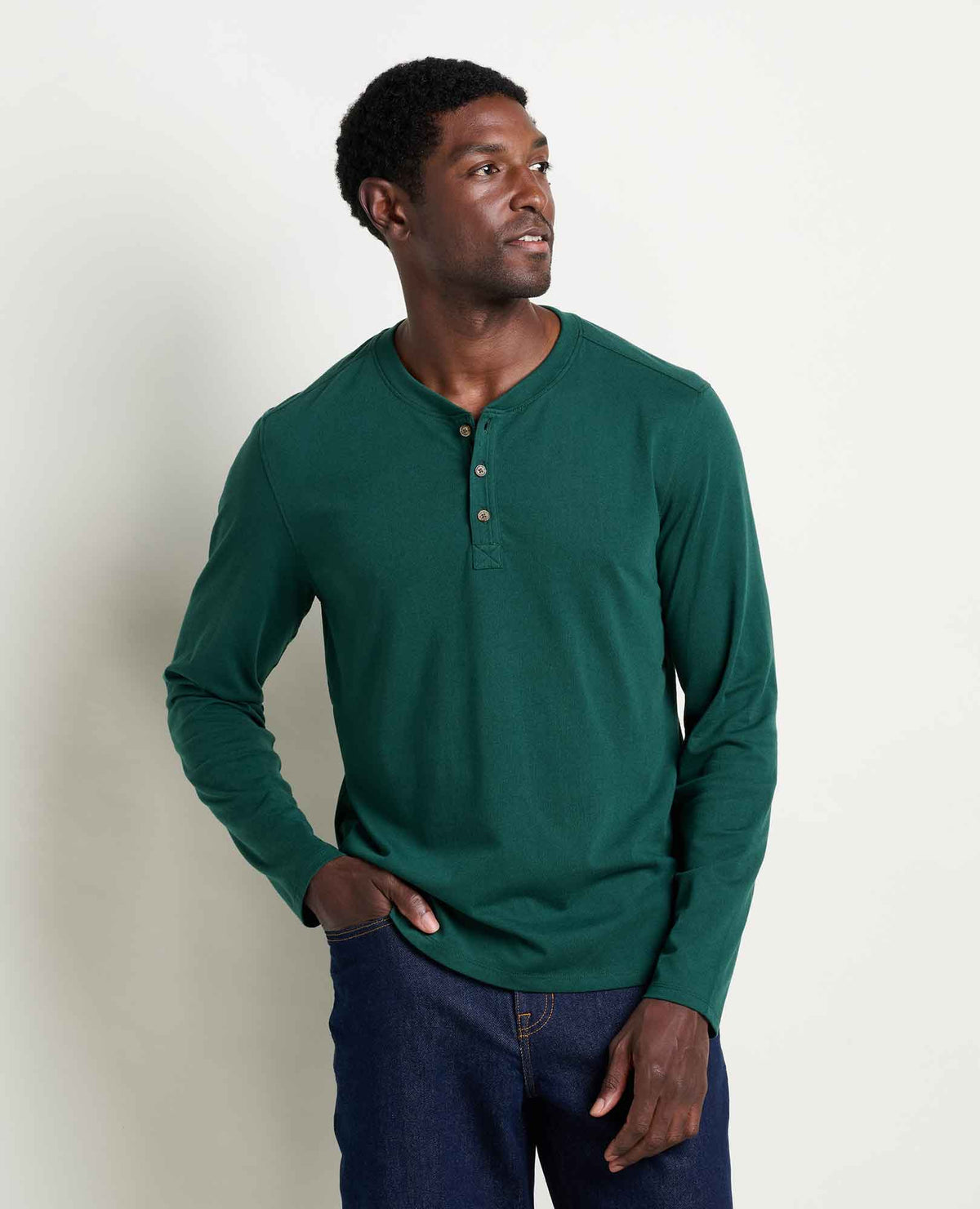 Re-Form Long Sleeve Henley Tee  | Toad&Co Men