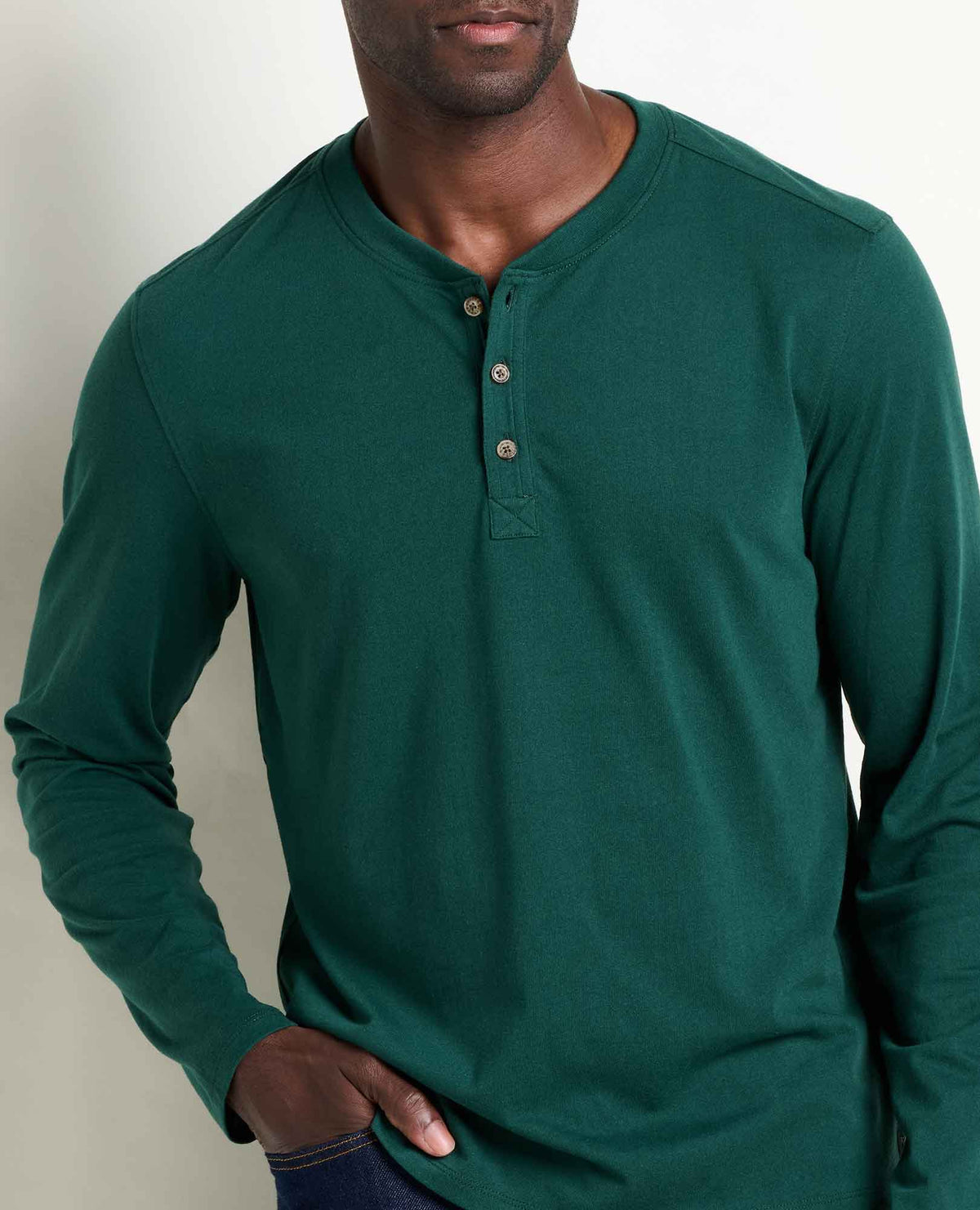 Re-Form Long Sleeve Henley Tee  | Toad&Co Men
