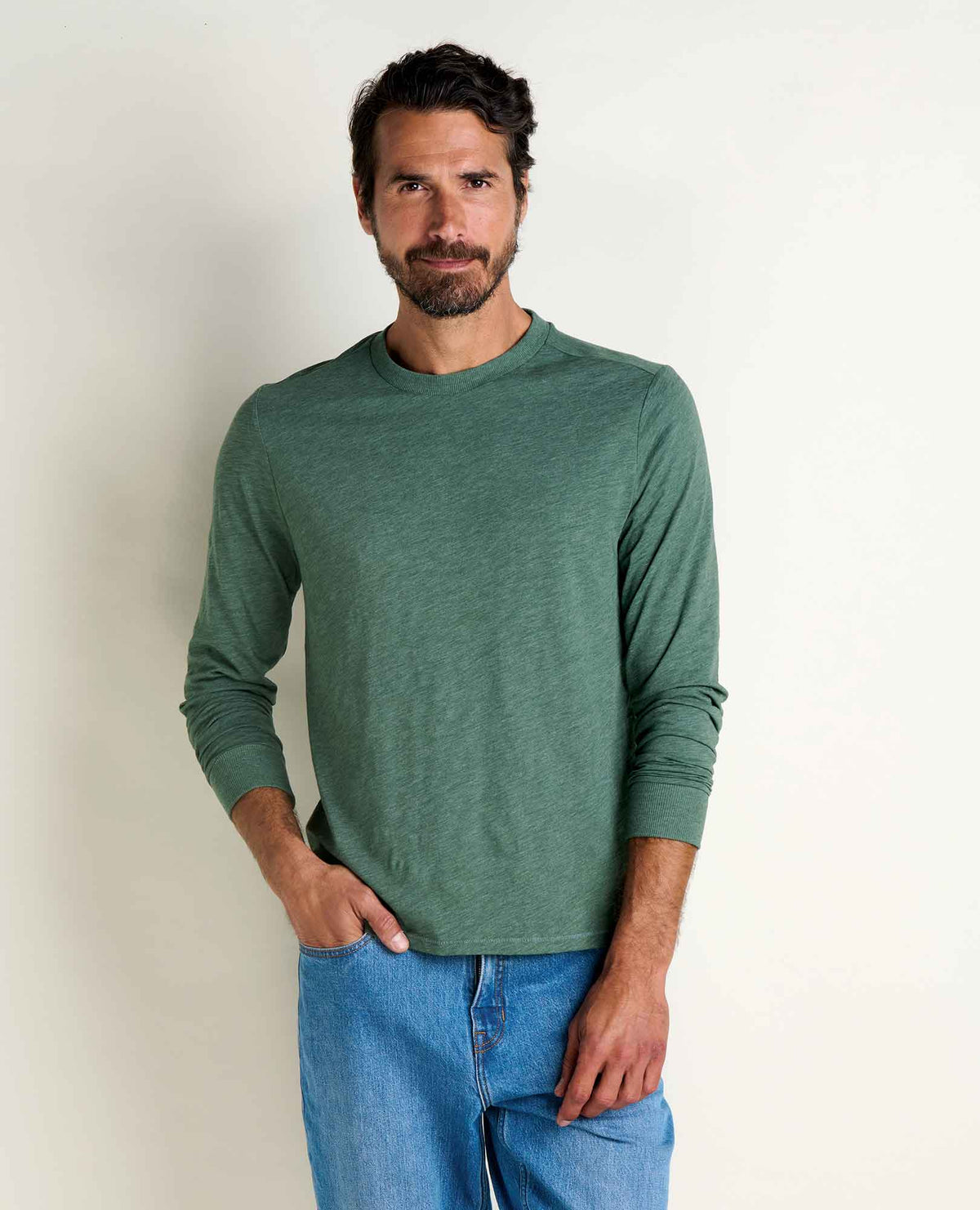 Men's Boundless Jersey Long Sleeve Crew  | Toad&Co Men