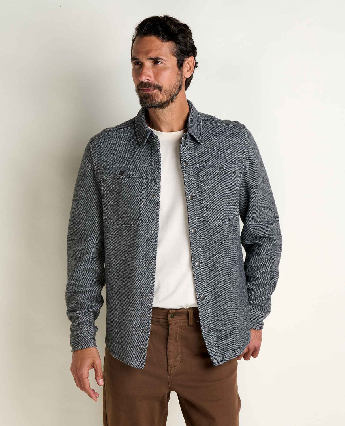 Men's Kennicott Shirt Jacket - Recycled Wool Blend by Toad&Co  | Toad&Co Men