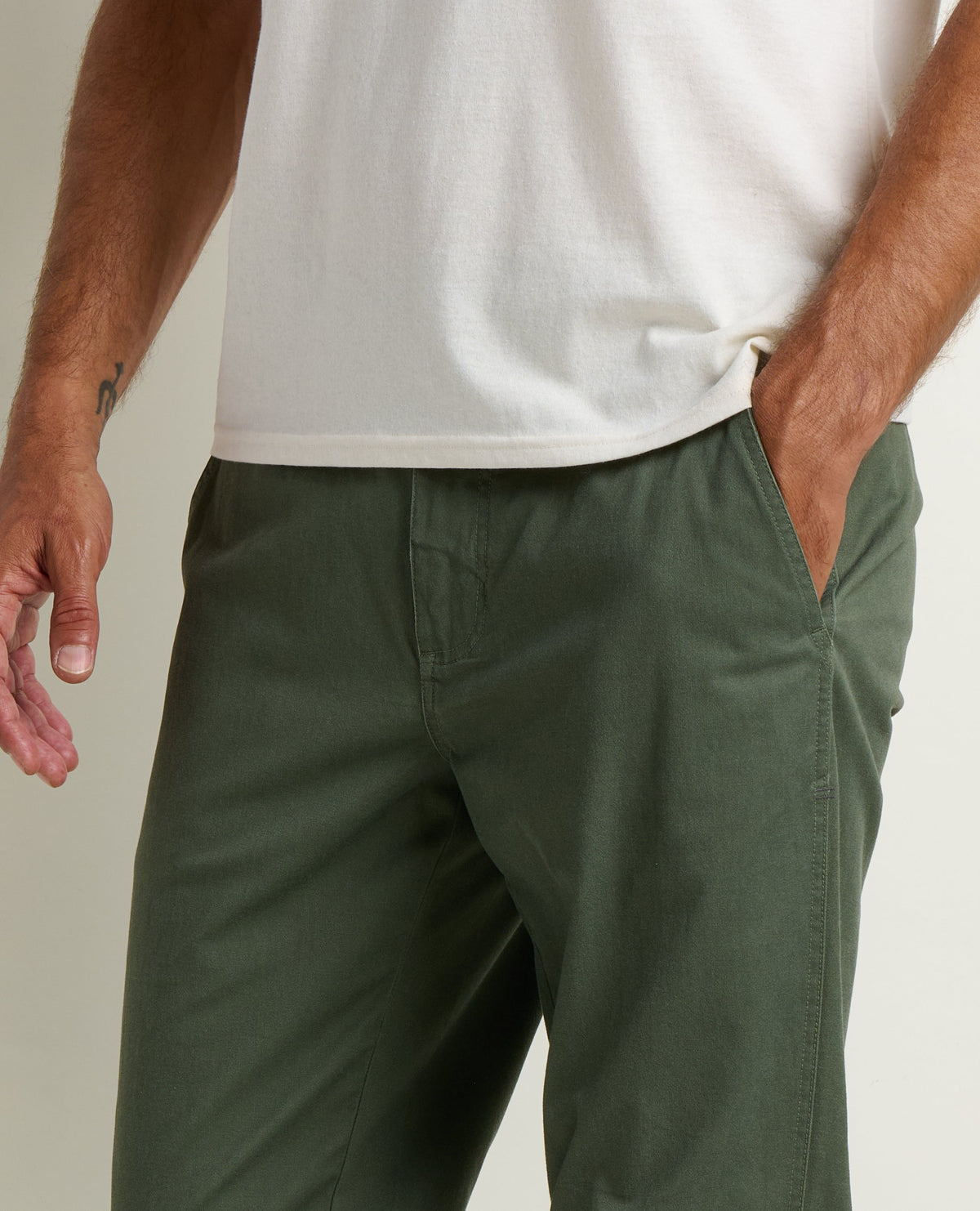 Mission Ridge Slim Chino - Moisture-Wicking Organic Cotton Slim Pant Beetle | Toad&Co Men