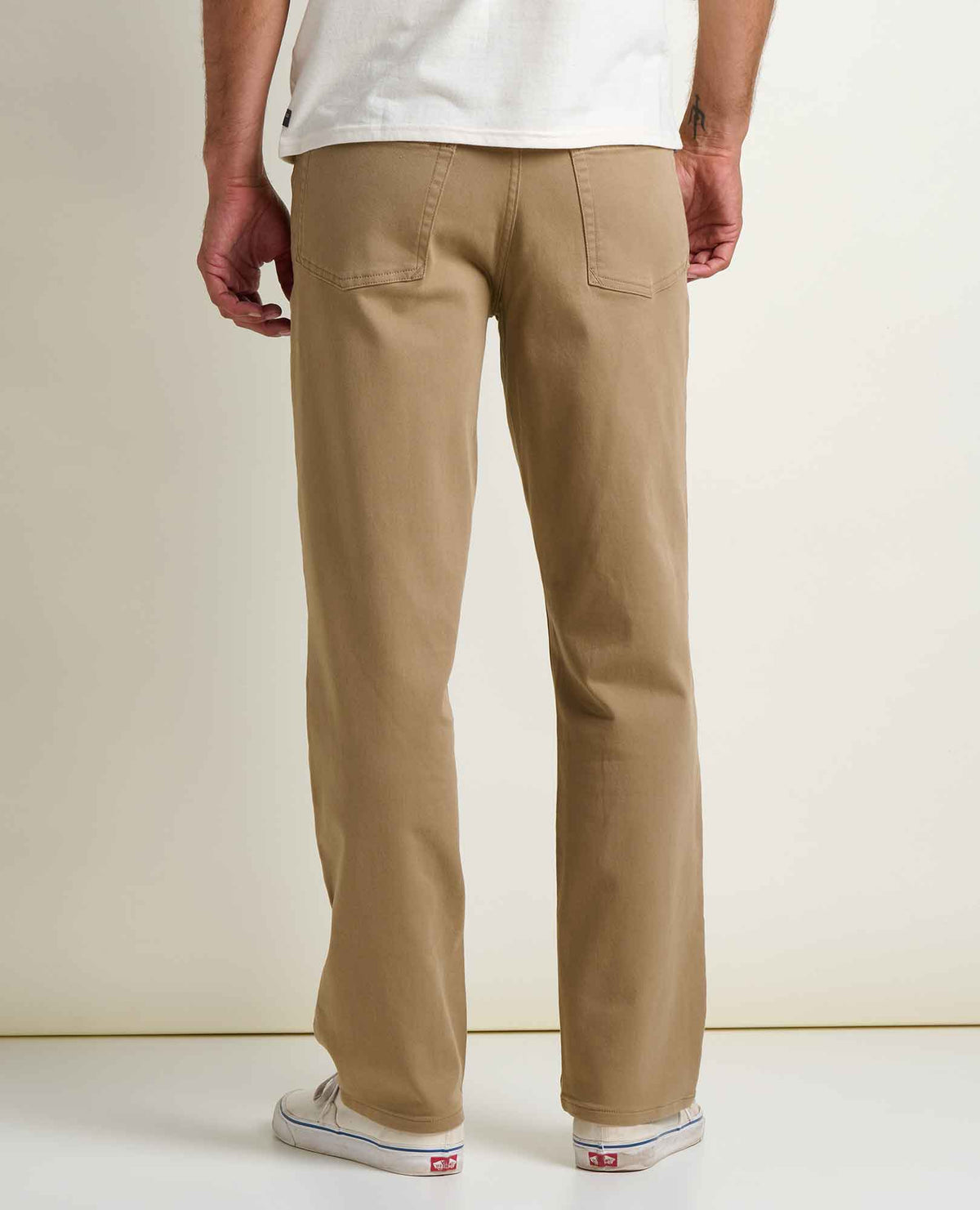 Men's Tamarack Straight Jean - Organic Cotton Stretch Straight Jean Khaki | Toad&Co Men